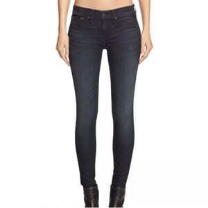 Rag & Bone Women’s Skinny Black Rae Denim Jeans Size 28 W1502K 122BLK